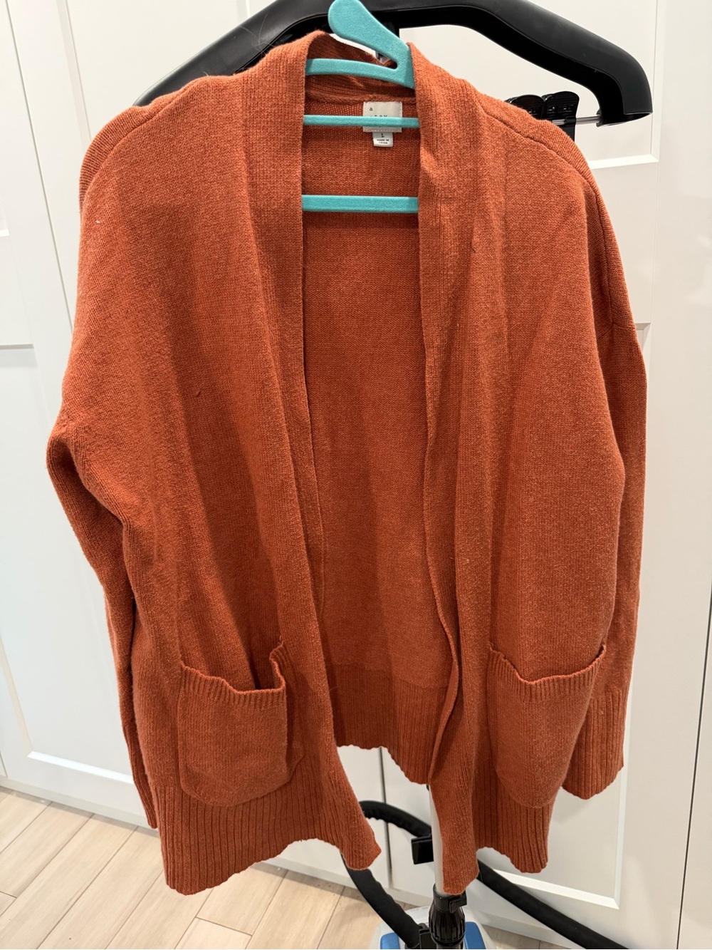 a new day Rust Open-Front Cardigan
